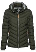 Steppjacke aus recyceltem Polyester forest