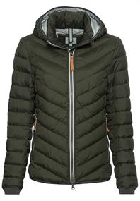 Steppjacke aus recyceltem Polyester forest