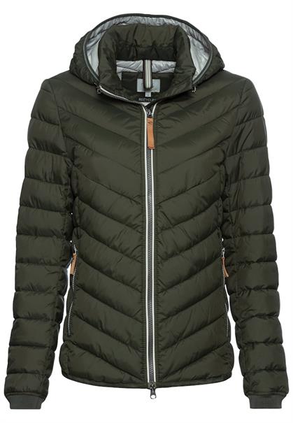 Steppjacke aus recyceltem Polyester forest