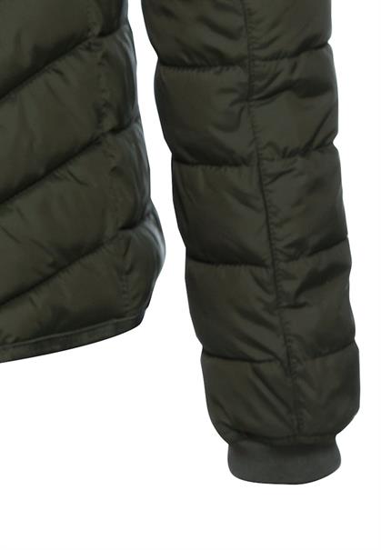 Steppjacke aus recyceltem Polyester forest