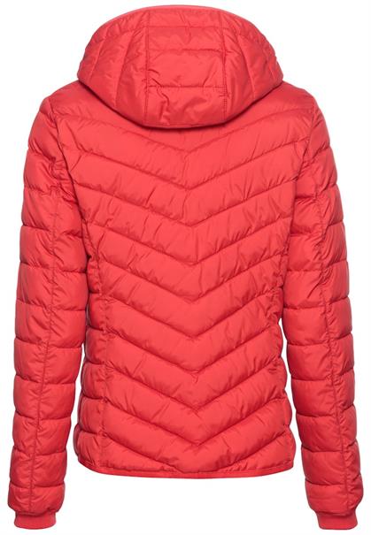 Steppjacke aus recyceltem Polyester new red