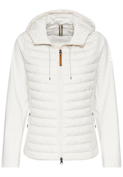Steppjacke aus recyceltem Polyester pearl
