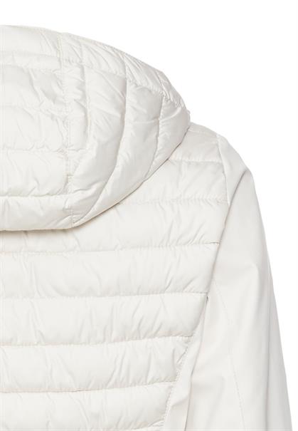 Steppjacke aus recyceltem Polyester pearl