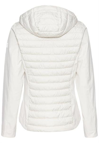 Steppjacke aus recyceltem Polyester pearl