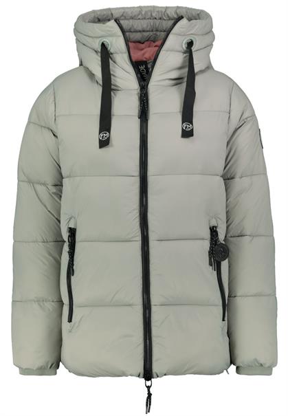 Steppjacke forest fog green