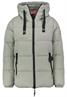 Steppjacke forest fog green