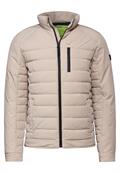 Steppjacke im Biker-Look pure beige
