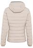 Steppjacke mit abnehmbarer Kapuze almond