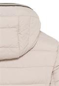 Steppjacke mit abnehmbarer Kapuze almond