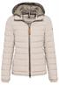 Steppjacke mit abnehmbarer Kapuze almond