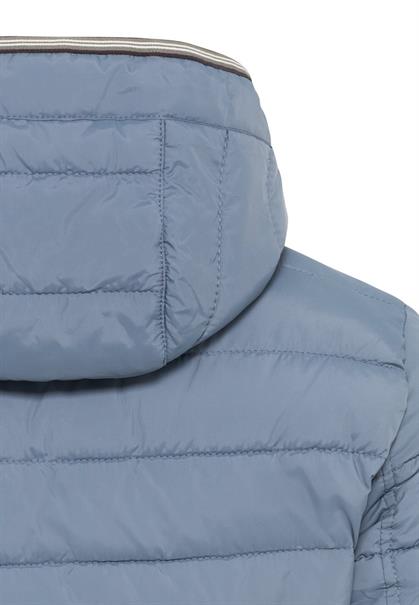 Steppjacke mit abnehmbarer Kapuze smoke blue