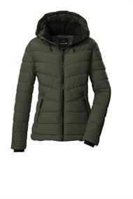 Steppjacke mit abzippbarer Kapuze 00733 oliv