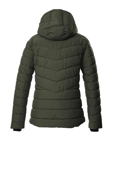 Steppjacke mit abzippbarer Kapuze 00733 oliv