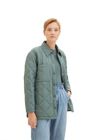 Steppjacke mit aufgesetzten Taschen green dust