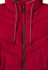 Steppjacke mit Kapuze beaujolais red