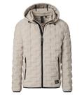 Steppjacke mit Kapuze beige
