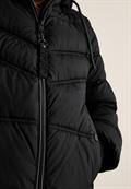 Steppjacke mit Kapuze black