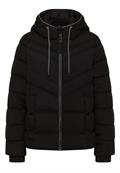 Steppjacke mit Kapuze black