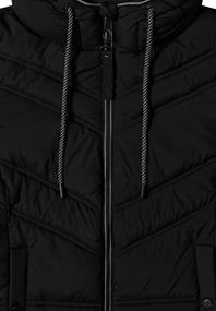 Steppjacke mit Kapuze black