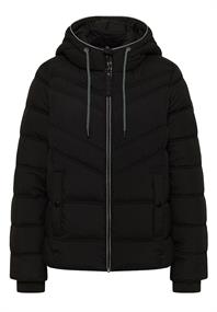 Steppjacke mit Kapuze black