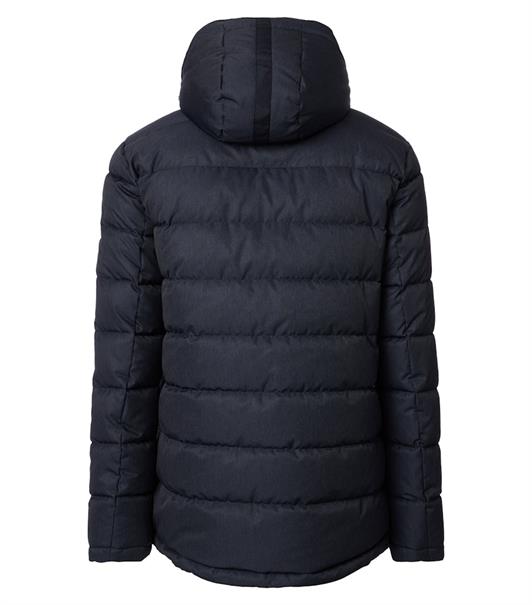 Steppjacke mit Kapuze blau