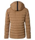 Steppjacke mit Kapuze braun