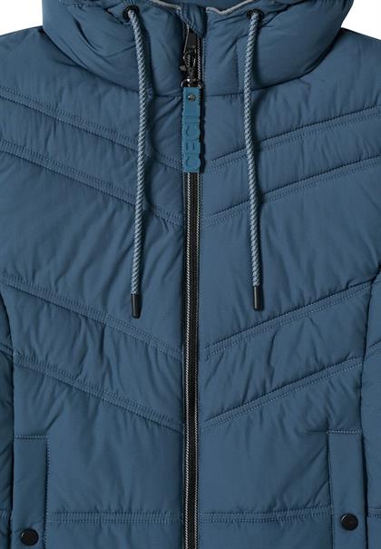Steppjacke mit Kapuze moonstone blue