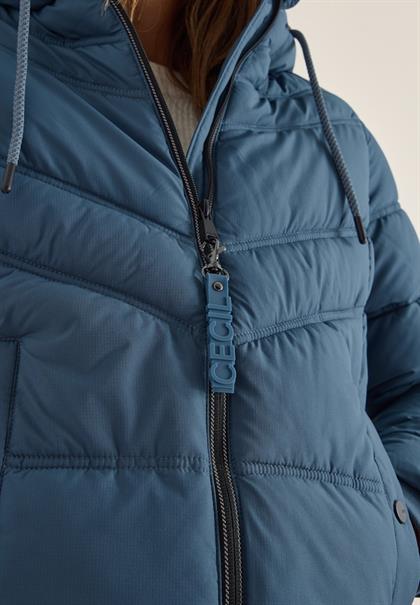 Steppjacke mit Kapuze moonstone blue