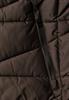 Steppjacke mit Kapuze und Zipper chocolate sauce brown
