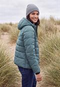 Steppjacke mit Kapuze und Zipper mountain air blue