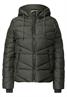 Steppjacke mit Kapuze und Zipper olive night