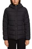 Steppjacke mit Kontrastfutter black