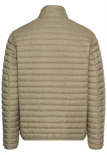 Steppjacke mit Reißverschlusstaschen khaki