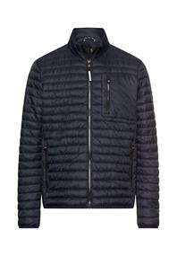 Steppjacke mit Stehkragen dark navy