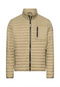 Steppjacke mit Stehkragen khaki
