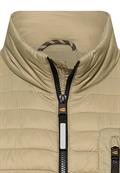 Steppjacke mit Stehkragen khaki