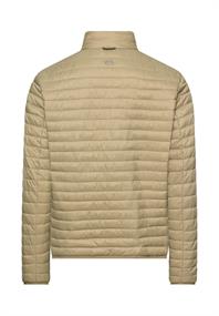 Steppjacke mit Stehkragen khaki
