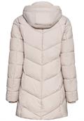 Steppmantel aus recyceltem Polyester almond