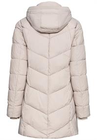 Steppmantel aus recyceltem Polyester almond