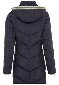 Steppmantel aus recyceltem Polyester night blue