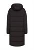 Steppmantel mit Kapuze black