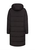 Steppmantel mit Kapuze black