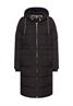 Steppmantel mit Kapuze black