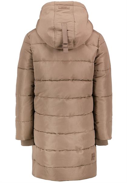 Steppmantel portabella brown