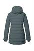 Steppparka mit Kapuze 00824 blaugrau