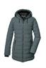 Steppparka mit Kapuze 00824 blaugrau