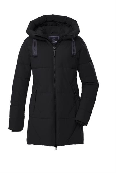 Steppparke mit Kapuze 00200 black