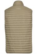 Steppweste aus recyceltem Polyamid khaki