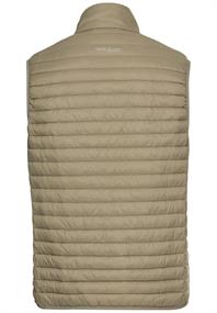 Steppweste aus recyceltem Polyamid khaki