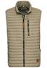 Steppweste aus recyceltem Polyamid khaki